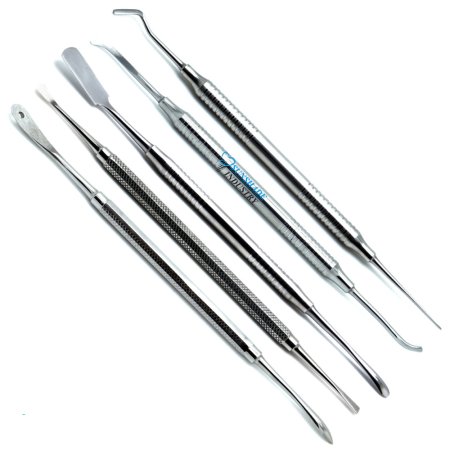  5 Pcs Dental Periosteal andPeriotome Elevator Set – Freer, Pritchard, P9A, 24G Surgical Instruments